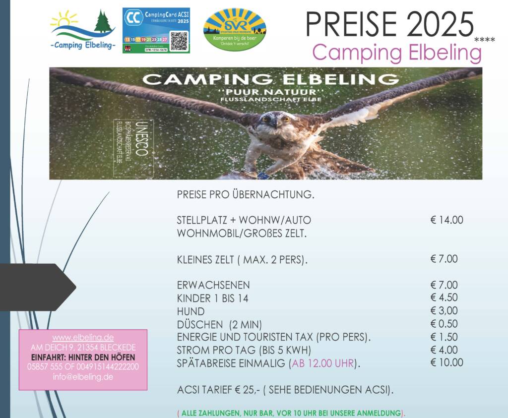 Preisliste Elbeling 2025